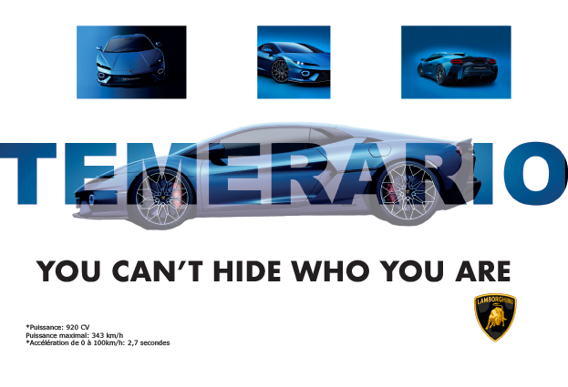 Encart-Presse publicitaire Lamborghini