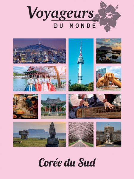 Moodboard pour l'entreprise Voyageur du Monde sue le thème de la Corée du Sud